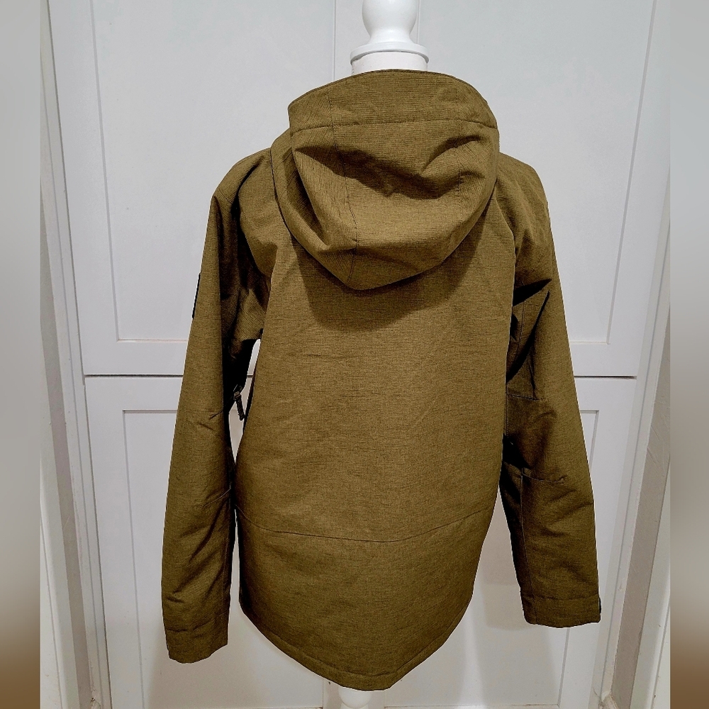 Quicksilver Men's Mission Olive Green Hooded Jacket | Size XS - Picture 2 of 10